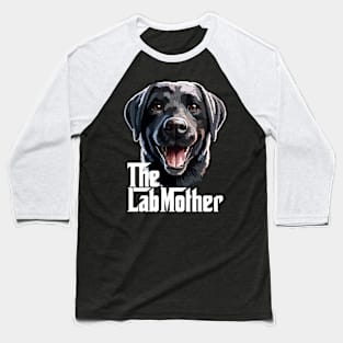 The Lab Mother Black Retriever Baseball T-Shirt